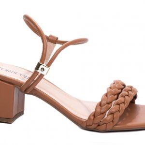 Sandália Feminina Napa Marrom